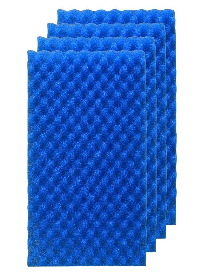 AFACYGN 4 Pack Aquarium Filter Media Bio Sponge Pad 16 x 12 x 1 inch, Fish Pond Foam Filter 20/30/40 PPI (Blue 20ppi 4pack) - Image 1